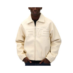 Arte Big Logo Leather Jacket 