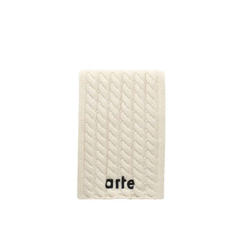 Arte Textured Logo Scarf 