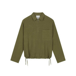 Arte Linen Quarter Zip Pullover 