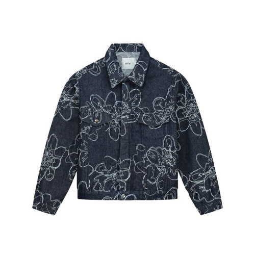 Arte Flower Stitch Denim Jacket