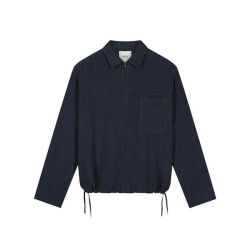 Arte Linen Quarter Zip Pullover 