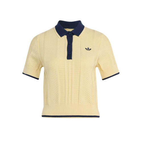 Adidas Cable Knit Cali Tee Polo 