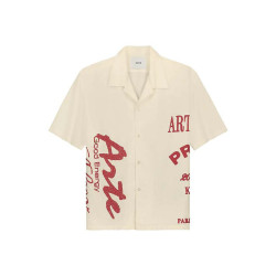 Arte Red Print Shirt 