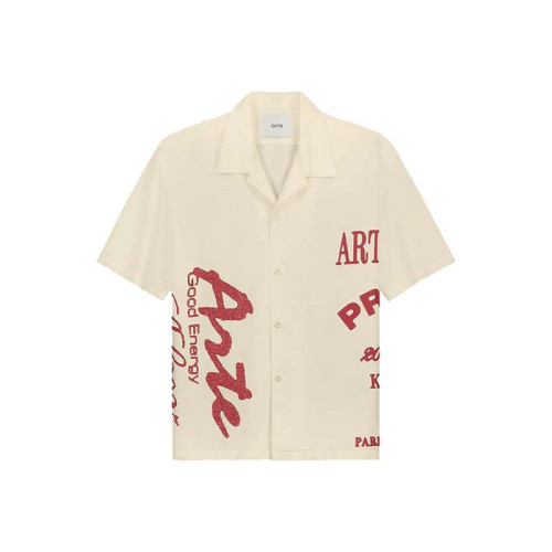 Arte Red Print Shirt 
